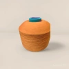 A detachable reel for winding orange yarn into other yarns for DIY knitting details Picture